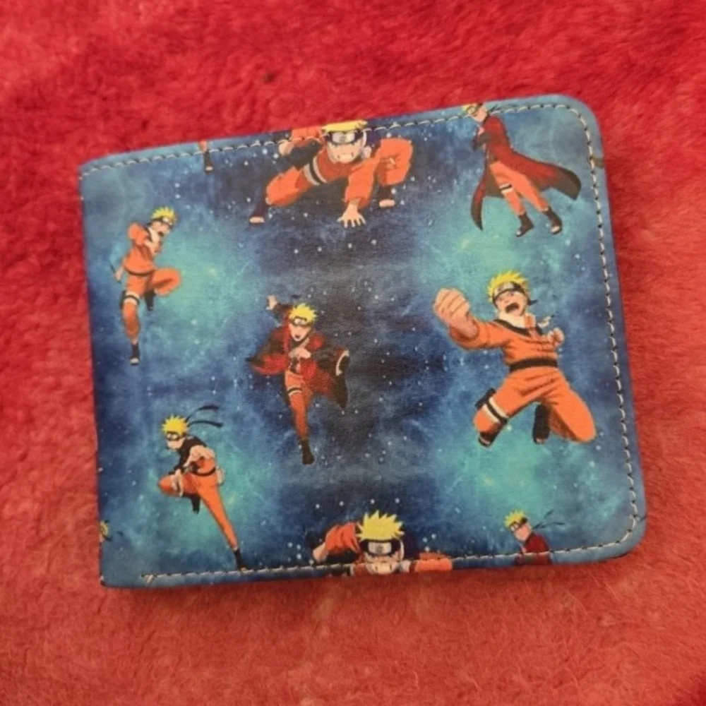 New Naruto anime manga leather wallet